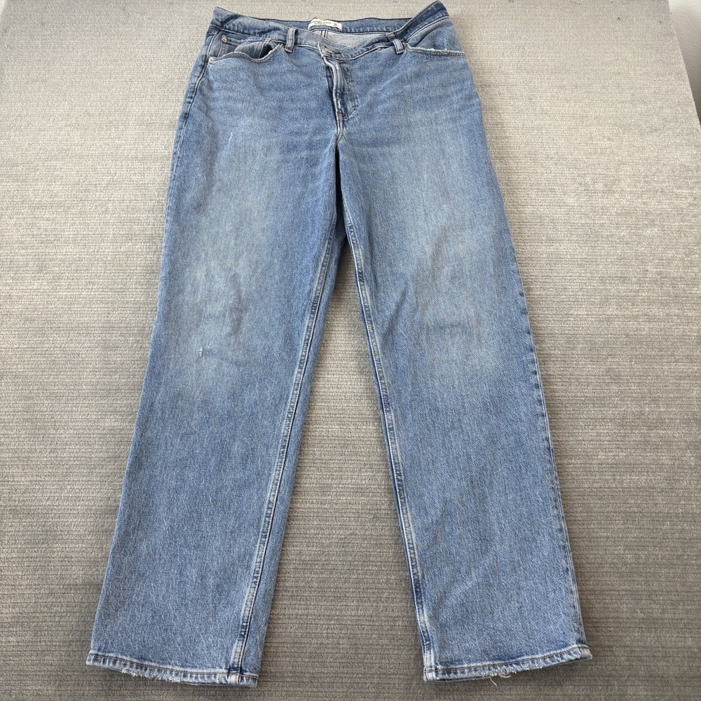 Abercrombie & Fitch Jeans Women 32/14R 90s Straight Ultra High Rise Crossover